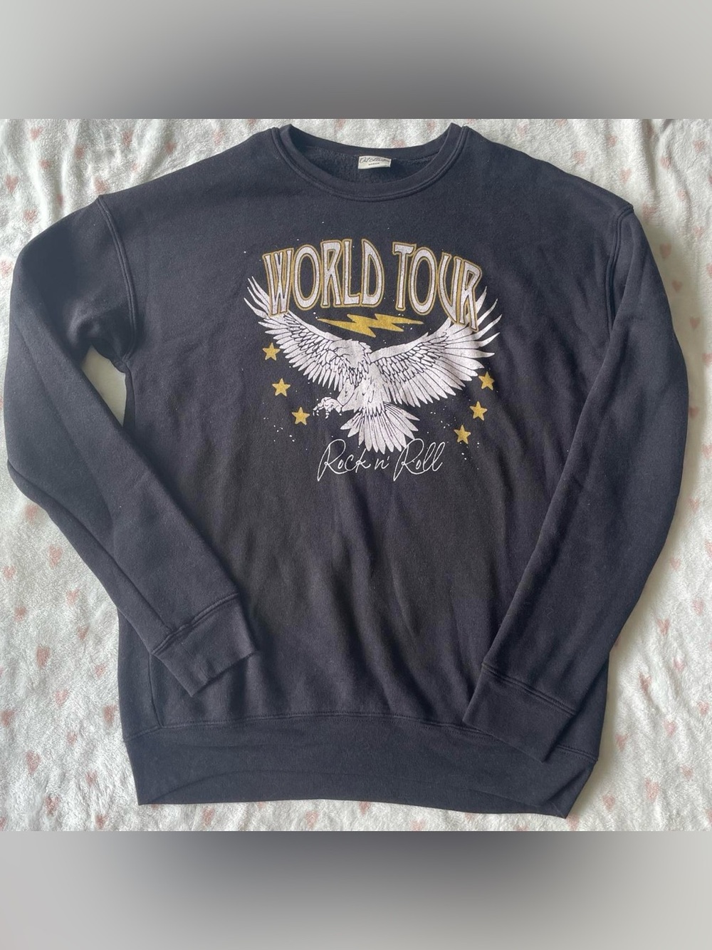 “Rock and Roll World Tour” Crewneck Sweatshirt